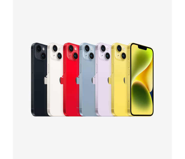 Apple SMARTFON APPLE iPhone 14 128GB Żółty MR3X3PX/A # - 1377933 - zdjęcie 6
